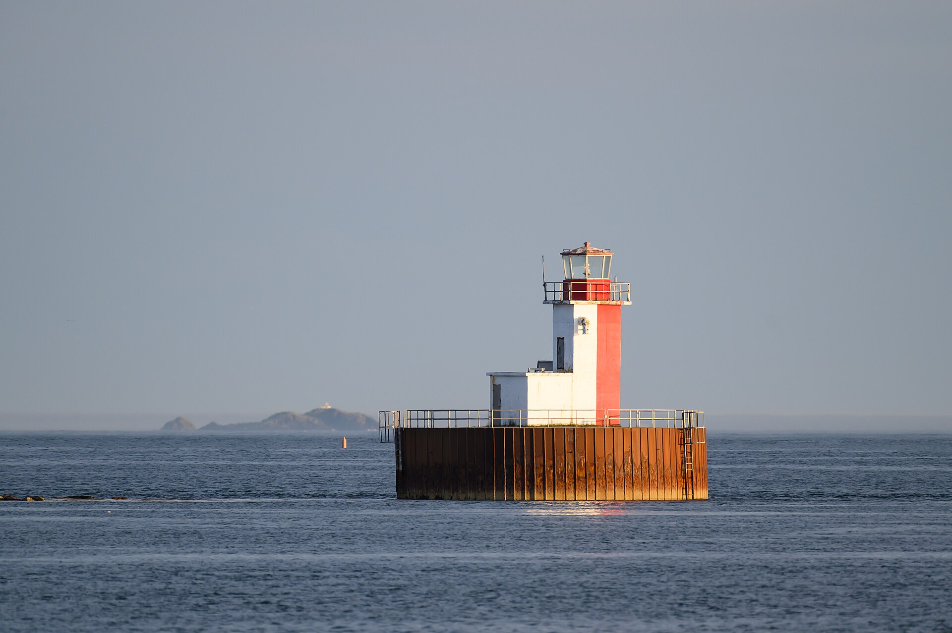 Bunker Island Lighthouse near